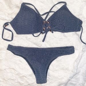 Fox Swim Blue Bikini Set